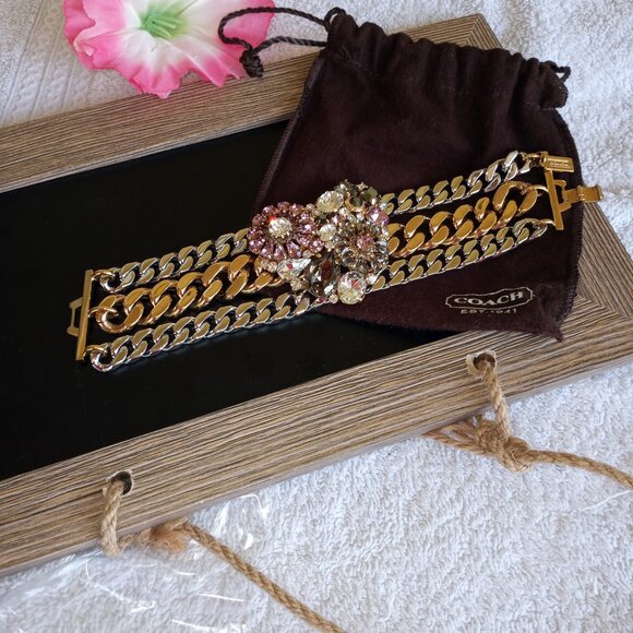 Exquisite Coach multistrand bracelet - Picture 3 of 15